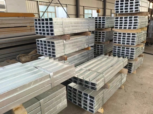 OEM Walcowana na gorąco ocynkowana stal sekcji C 150x75x18 PFC
