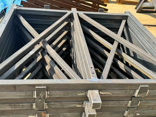 Konfigurowalne elementy konstrukcyjne ze stali, prefabrykowane belki stalowe, słupy do projektów budowlanych mieszkaniowych i komercyjnych